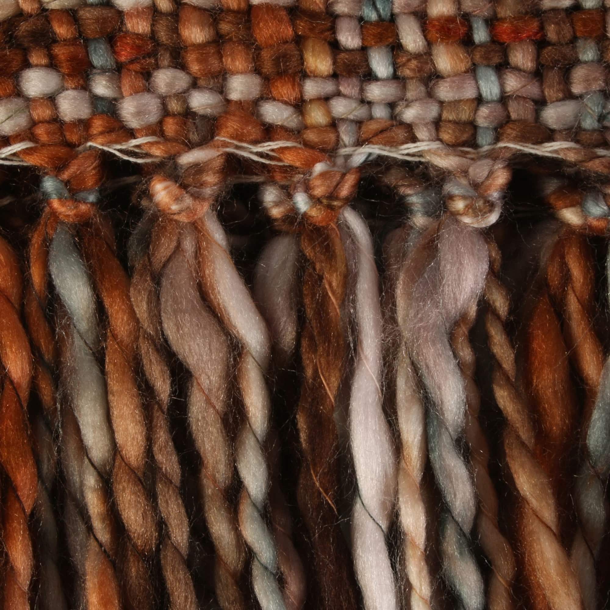 DII® Bronze Variegated Acrylic Woven Throw